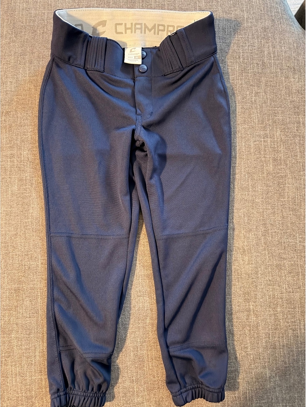 Champro Girls Softball/Baseball Pants Size M Navy Blue